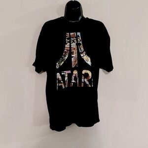 Atari Pong Asteroids Yars Revenge Colorful Logo T Shirt Mens X Large Cotton